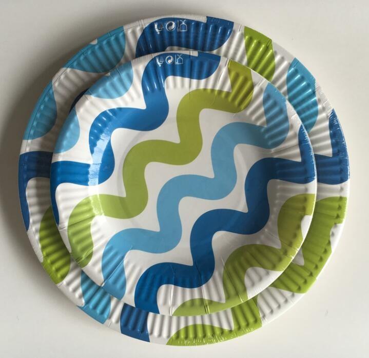 Food Grade White and Colored Cardboard Good Quality Paper Plate