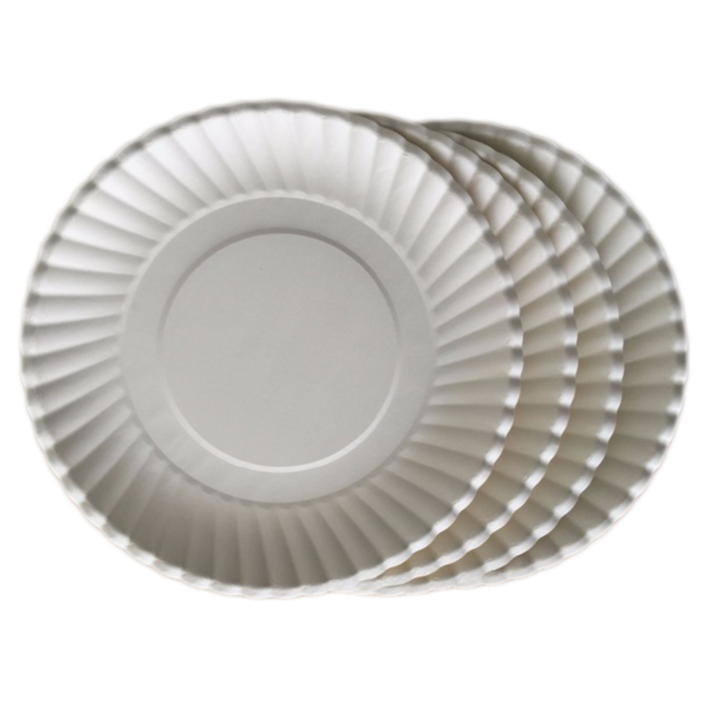 Food Grade White and Colored Cardboard Good Quality Paper Plate